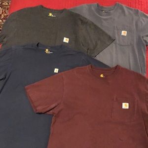 4 carhartt shirts